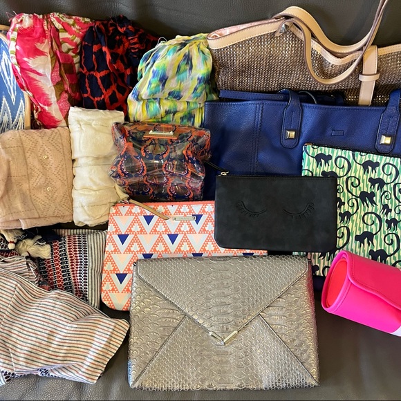 Stella & Dot scarves and bags lot (15 pieces!) - Picture 4 of 4